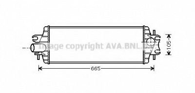 AVA QUALITY COOLING rt4358 -  Интеркулер